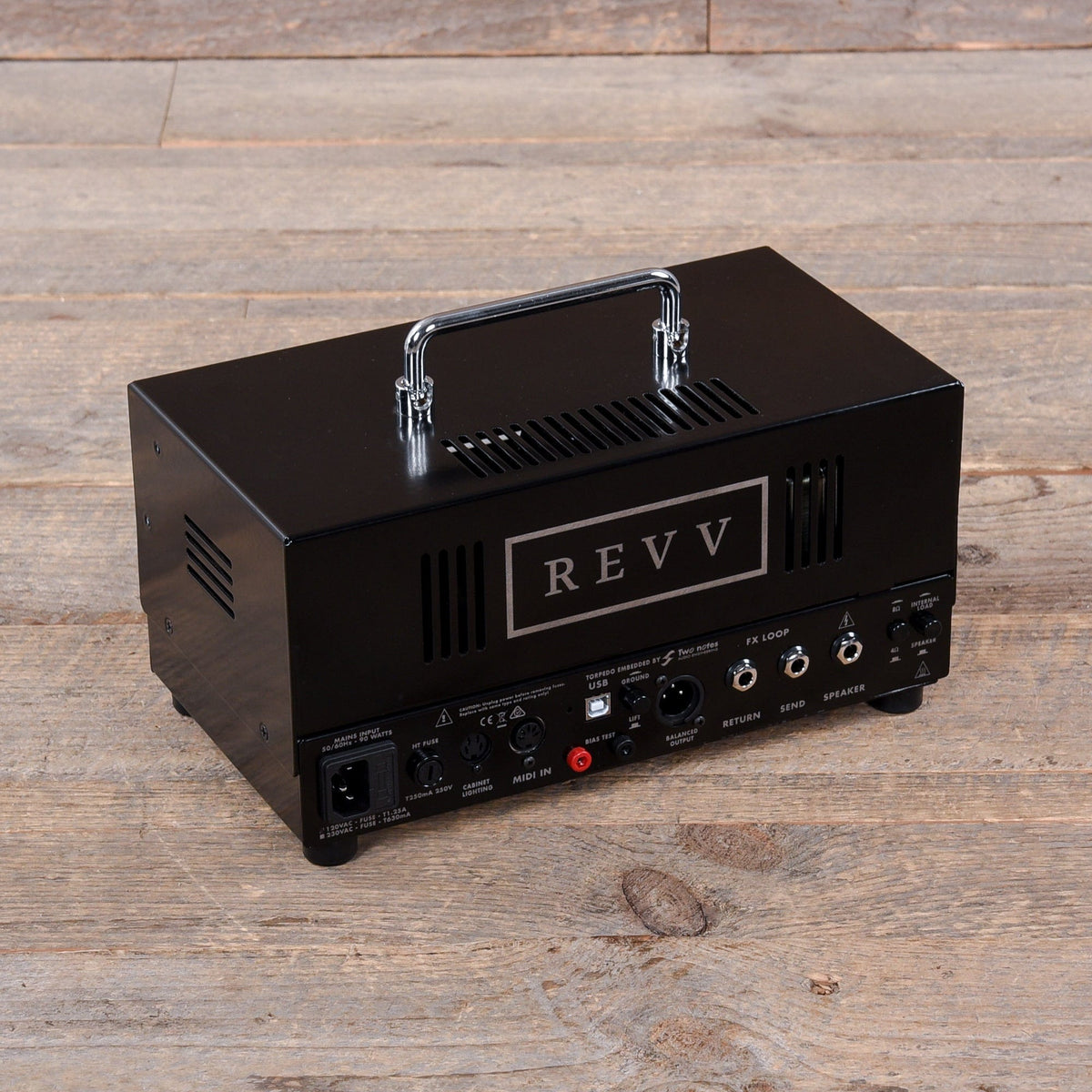 Revv D20 20/4-Watt Tube Amp Head Black - View 2 | MusicMarket