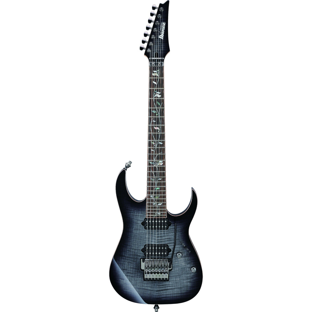 Ibanez RG8527 RG j.custom 7-String Electric Guitar in Black Rutile w/ Case - View 2 | MusicMarket