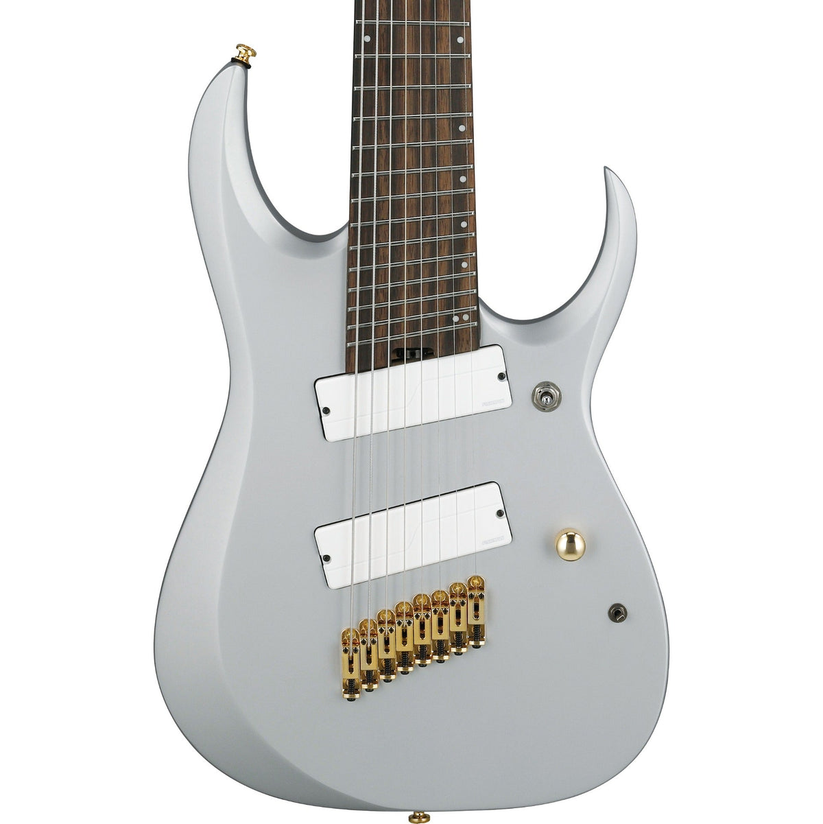 Ibanez RGDMS8 Multi-Scale 8-String Electric Guitar - Classic Silver Matte - MusicMarket