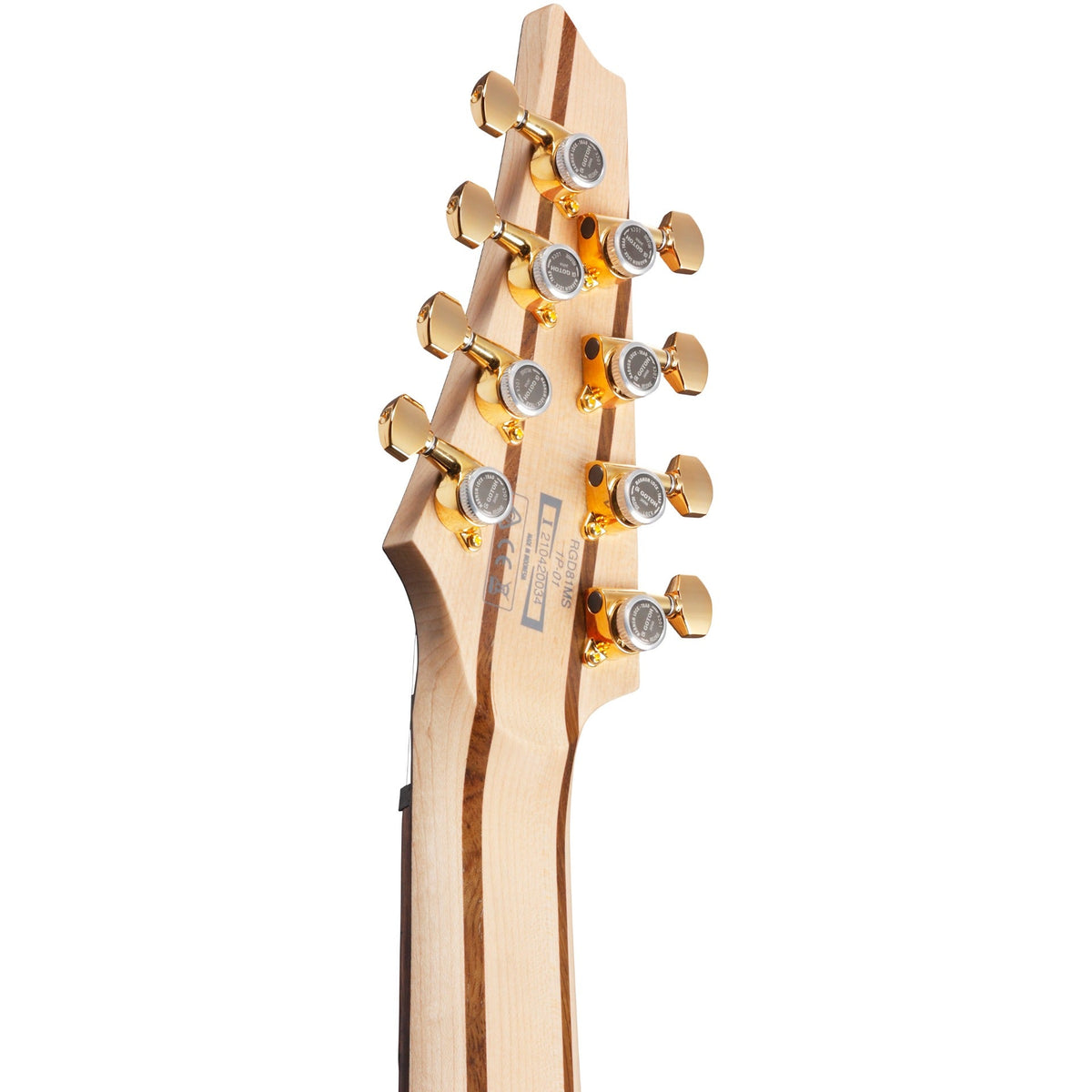 Ibanez RGDMS8 Multi-Scale 8-String Electric Guitar - Classic Silver Matte - View 6 | MusicMarket