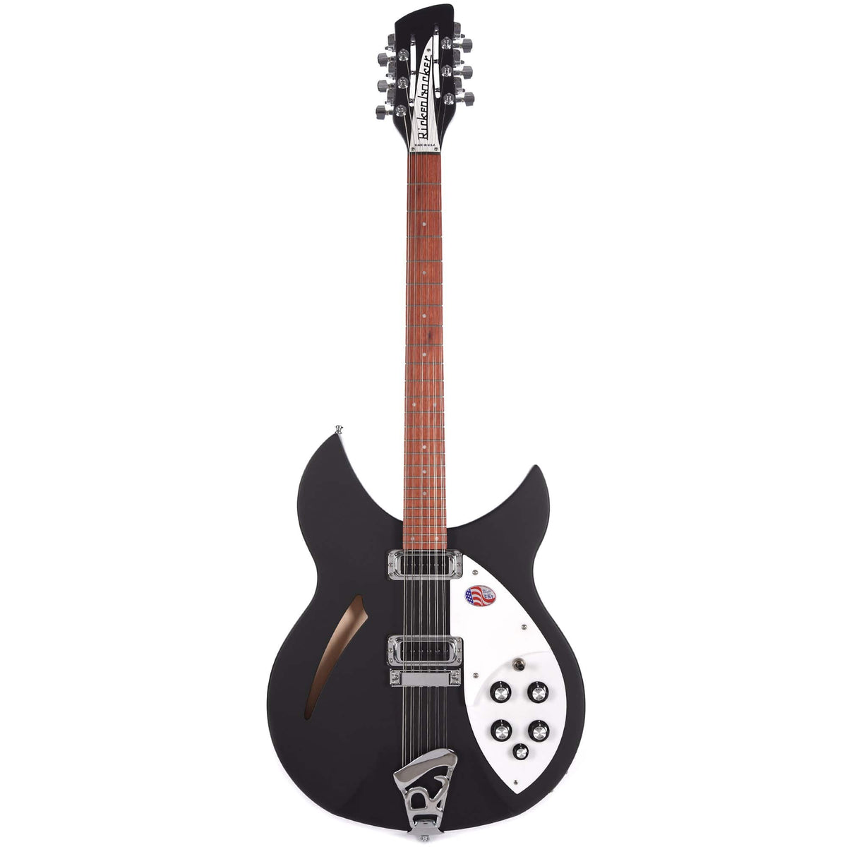 Rickenbacker 330/12 12-String Matte Black - View 4 | MusicMarket