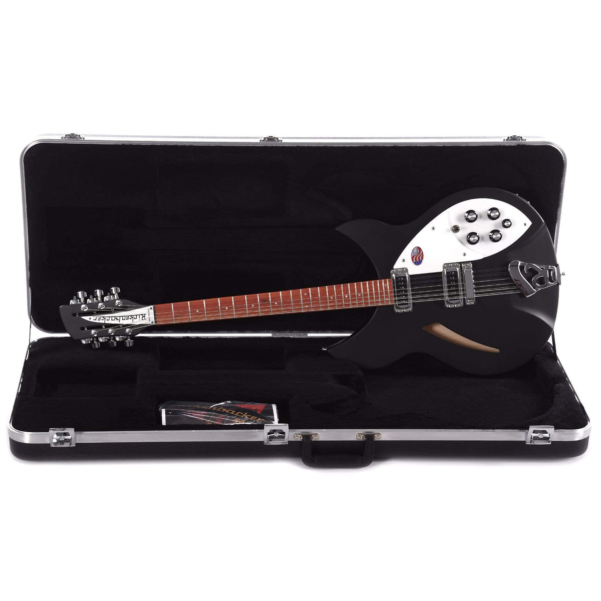 Rickenbacker 330/12 12-String Matte Black - View 9 | MusicMarket
