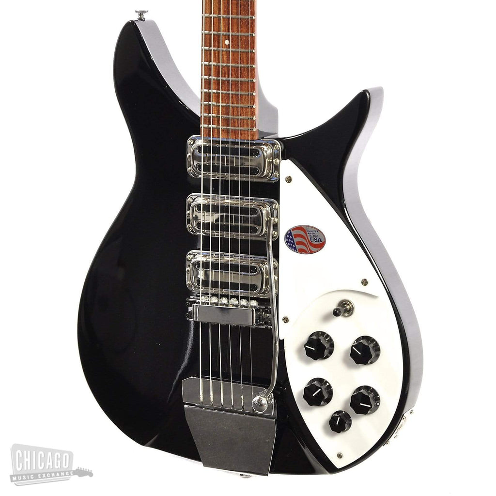 Rickenbacker 325C64 'Miami' Jetglo - View 2 | MusicMarket