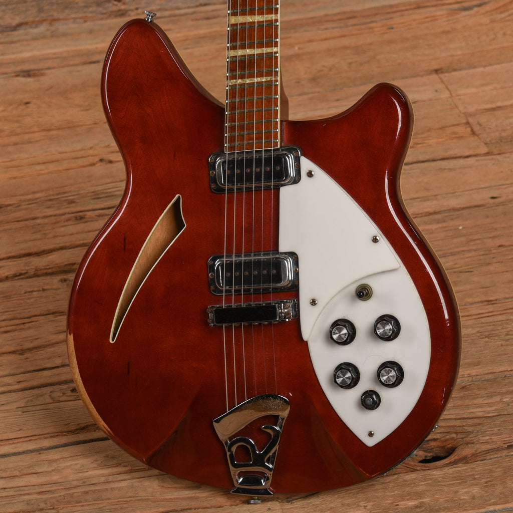 Rickenbacker 360SF Slanted Fret Burgundy 1972 - View 2 | MusicMarket