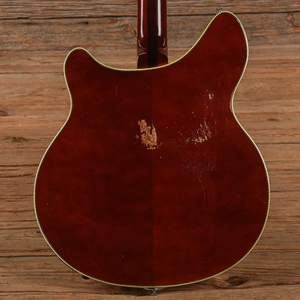 Rickenbacker 360SF Slanted Fret Burgundy 1972 - View 3 | MusicMarket