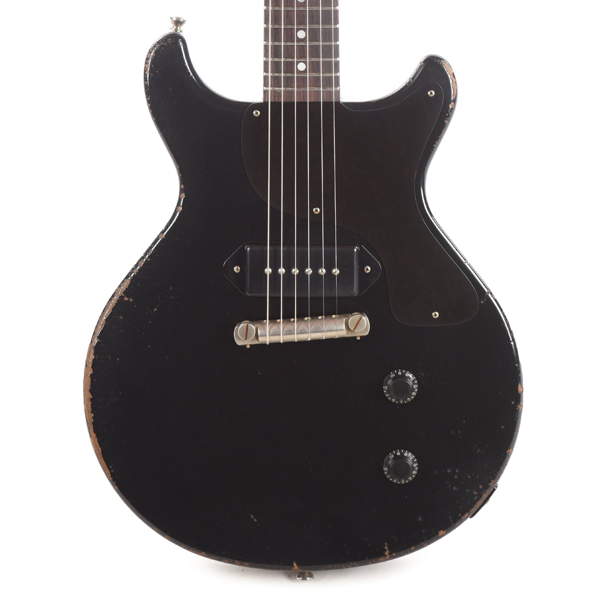 Rock 'N Roll Relics Thunders I Aged Jet Black w/Dogear Black P90 - MusicMarket
