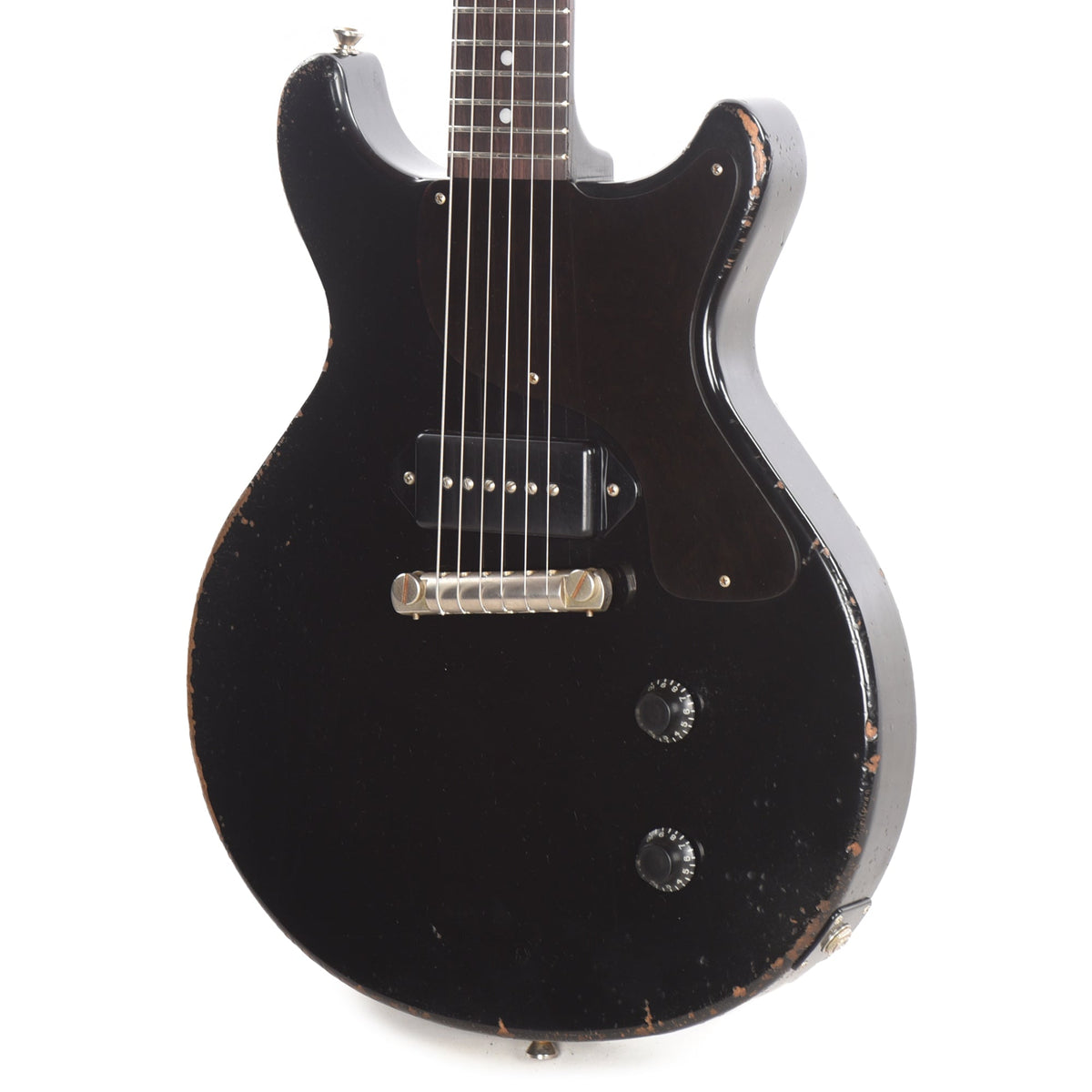 Rock 'N Roll Relics Thunders I Aged Jet Black w/Dogear Black P90 - View 2 | MusicMarket