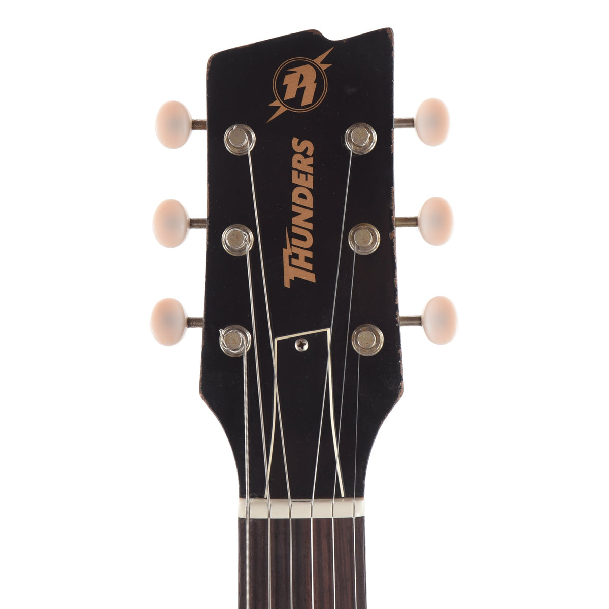Rock 'N Roll Relics Thunders I Aged Jet Black w/Dogear Black P90 - View 6 | MusicMarket
