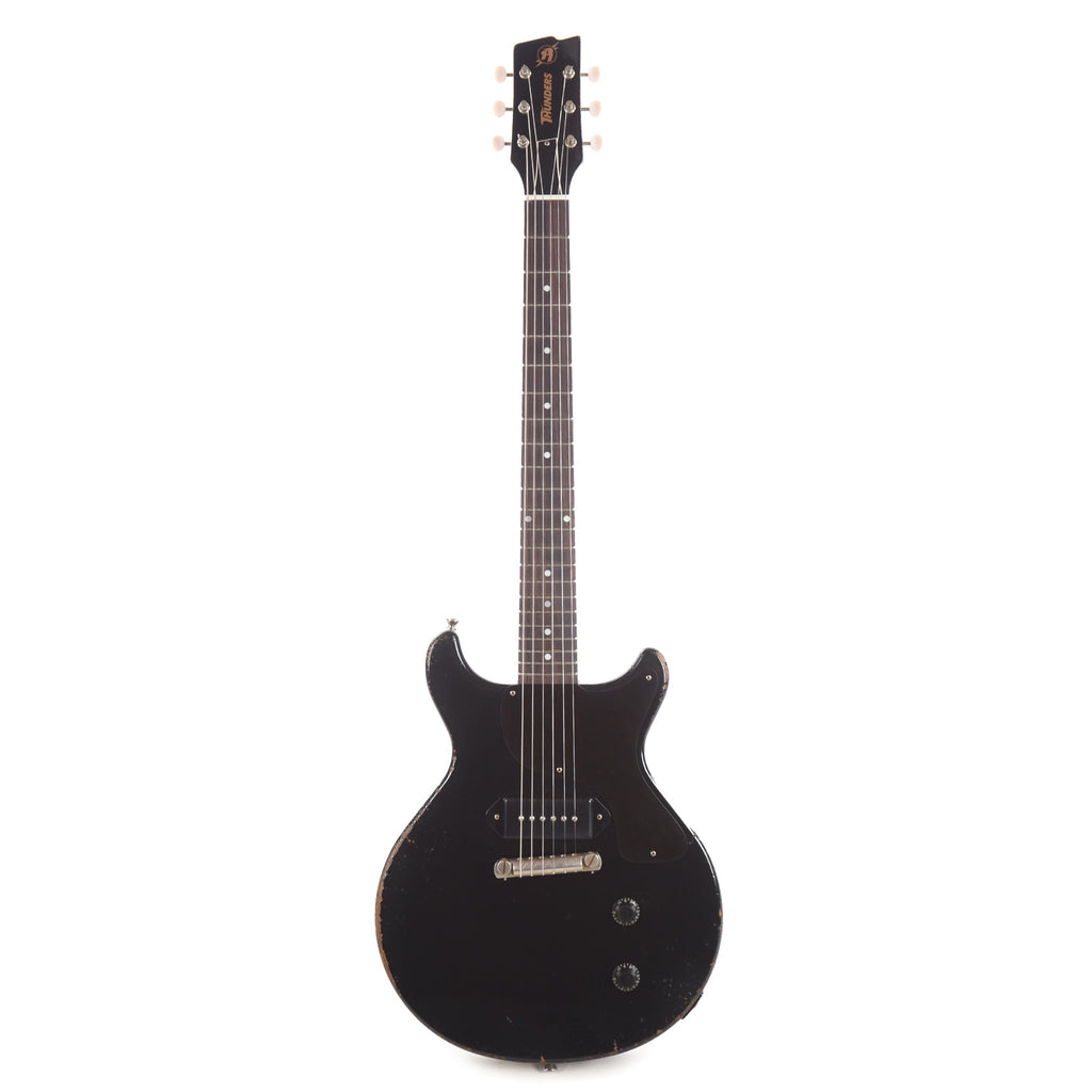 Rock 'N Roll Relics Thunders I Aged Jet Black w/Dogear Black P90 - View 4 | MusicMarket
