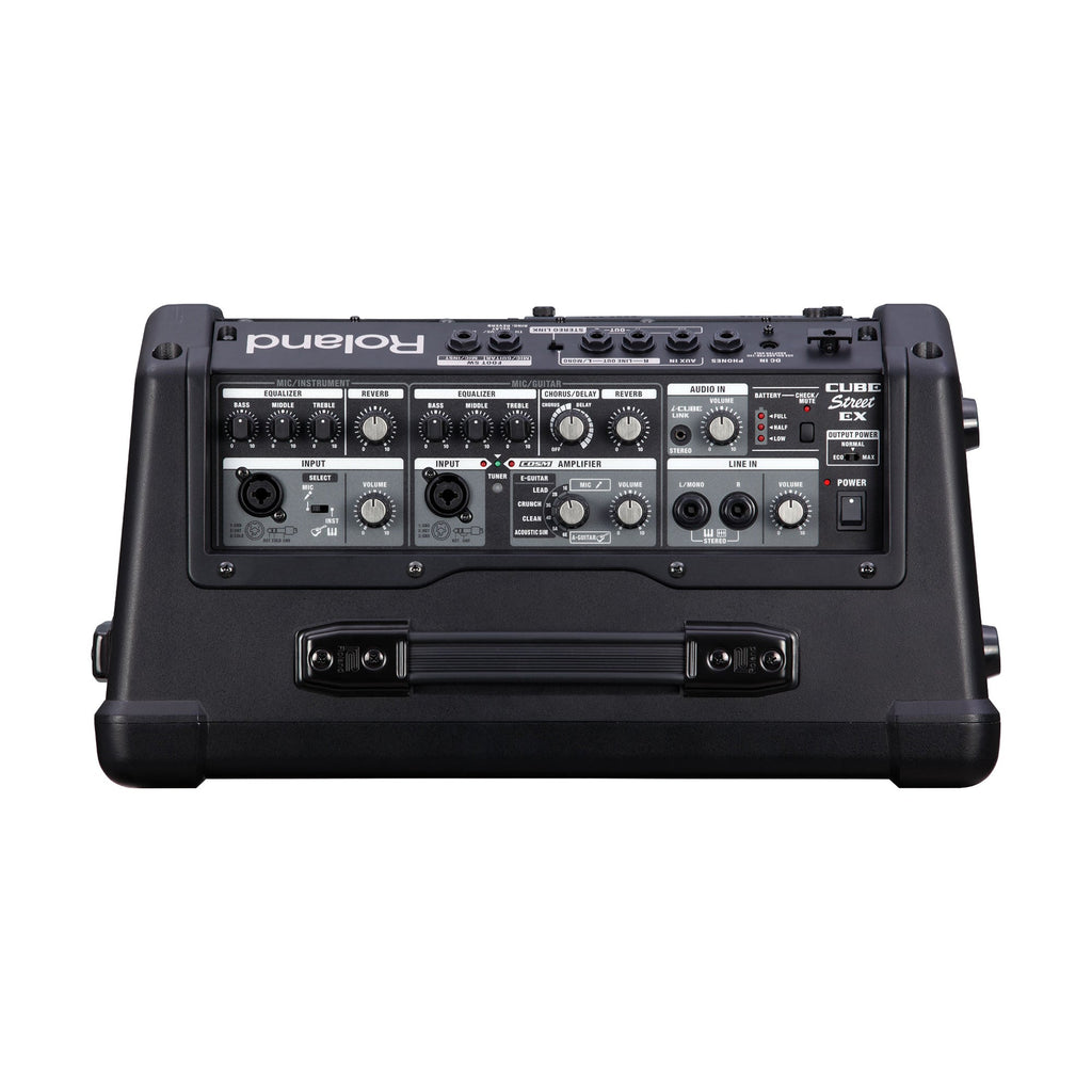 Roland CUBE Street EX 2x8 50w Battery Powered Combo Amp - View 4 | MusicMarket