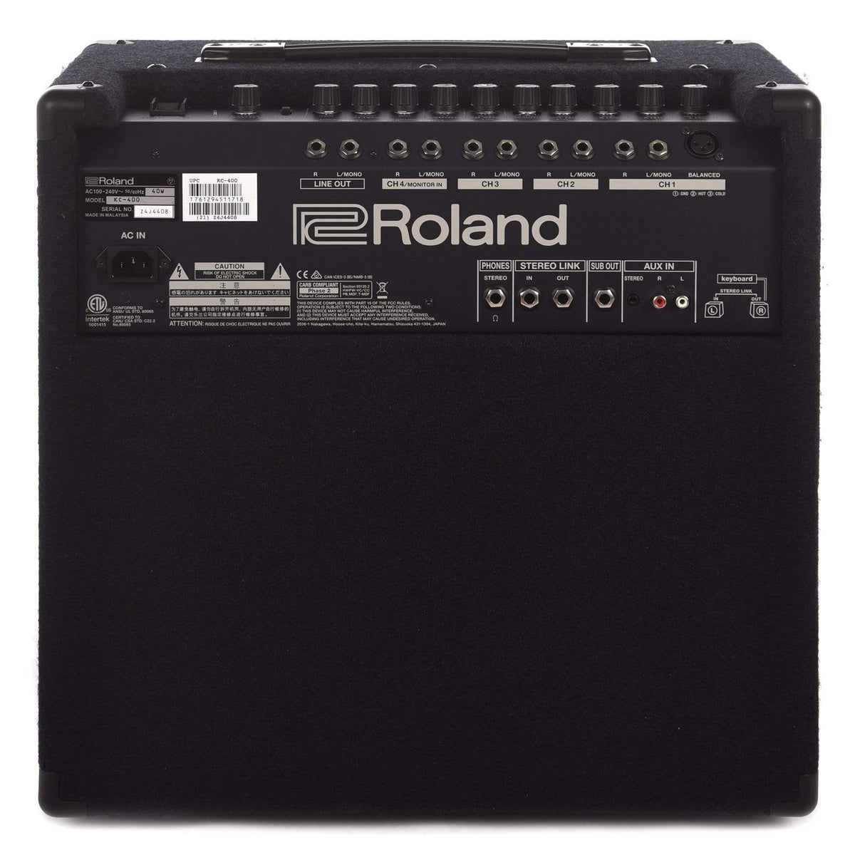 Roland KC-400 Keyboard Amplifier 150 WATTS - View 3 | MusicMarket