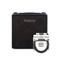 Roland KC-400 Stereo Mixing Keyboard Amplifier 150W and (1) Cable Bundle - MusicMarket