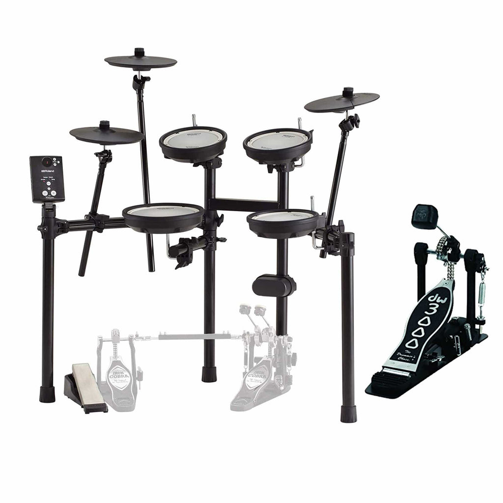 Roland TD-1DMK V-Drums Electronic Drum Set Bundle w/Bass Drum Pedal & Throne - MusicMarket