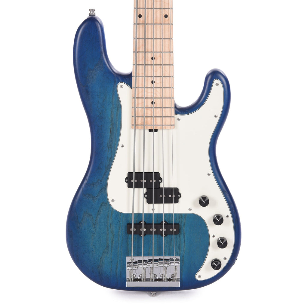 Sadowsky MetroLine 21-Fret Hybrid PJ Bass 5-String Swamp Ash Body Bora Blueburst Transparent Satin - MusicMarket