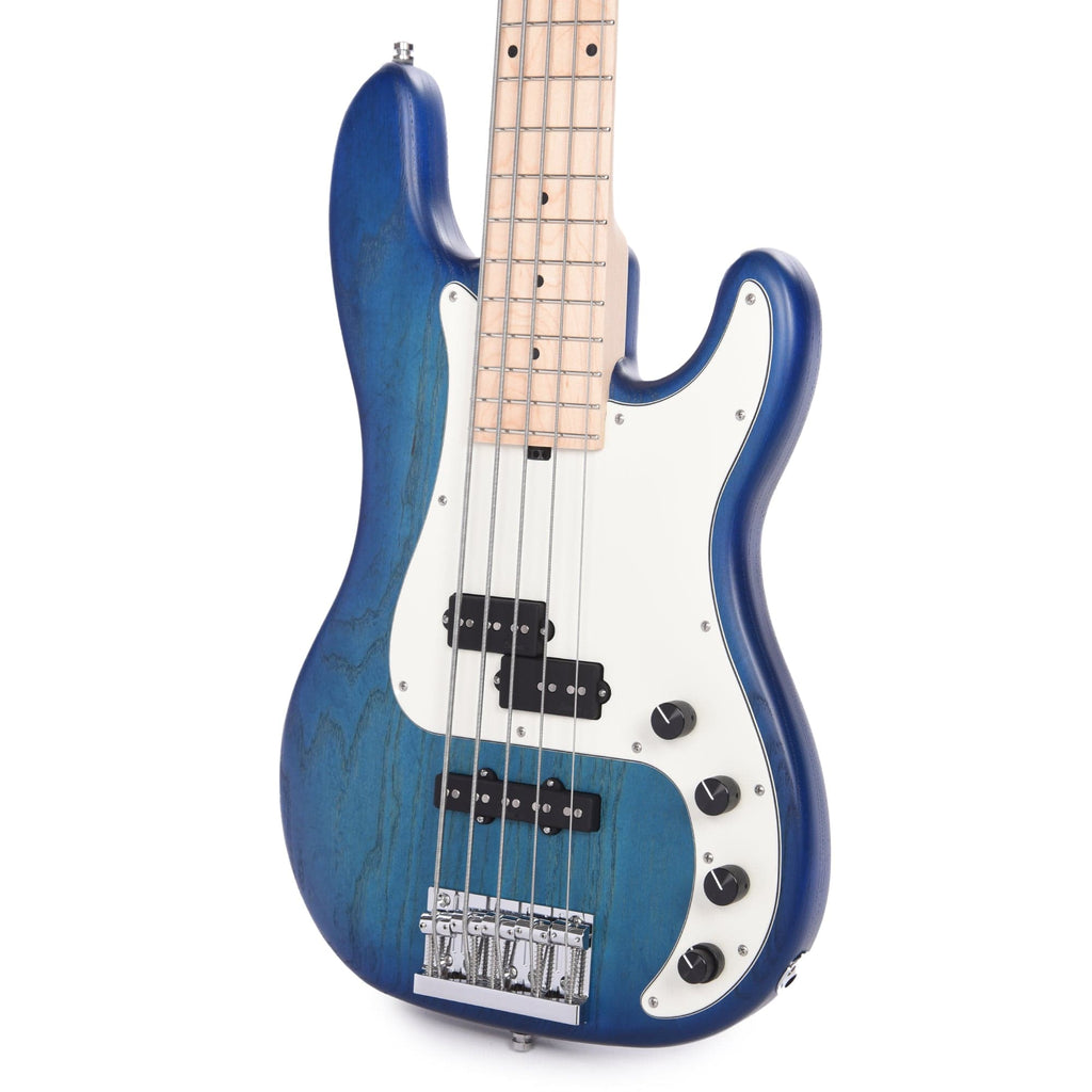 Sadowsky MetroLine 21-Fret Hybrid PJ Bass 5-String Swamp Ash Body Bora Blueburst Transparent Satin - View 2 |