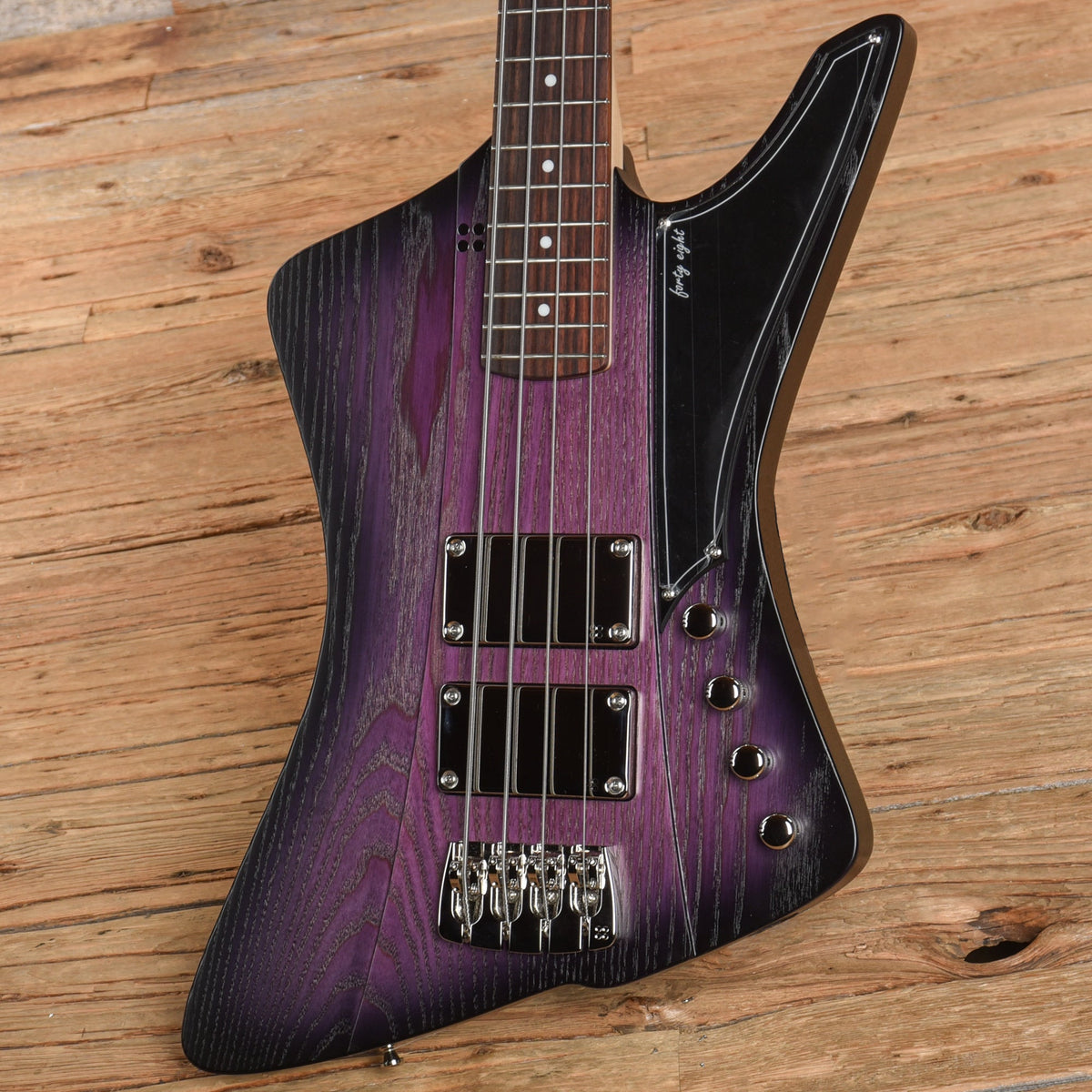 Sandberg Forty Eight Matte Violetburst w/Matching Headstock - View 2 | MusicMarket