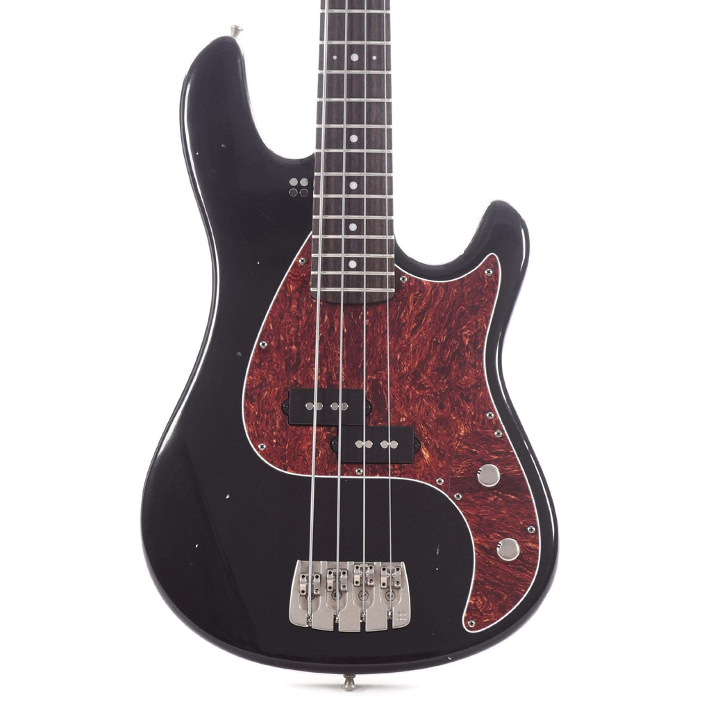 Sandberg Lionel Short Scale Bass Soft-Aged Black w/Tortoise Pickguard - MusicMarket