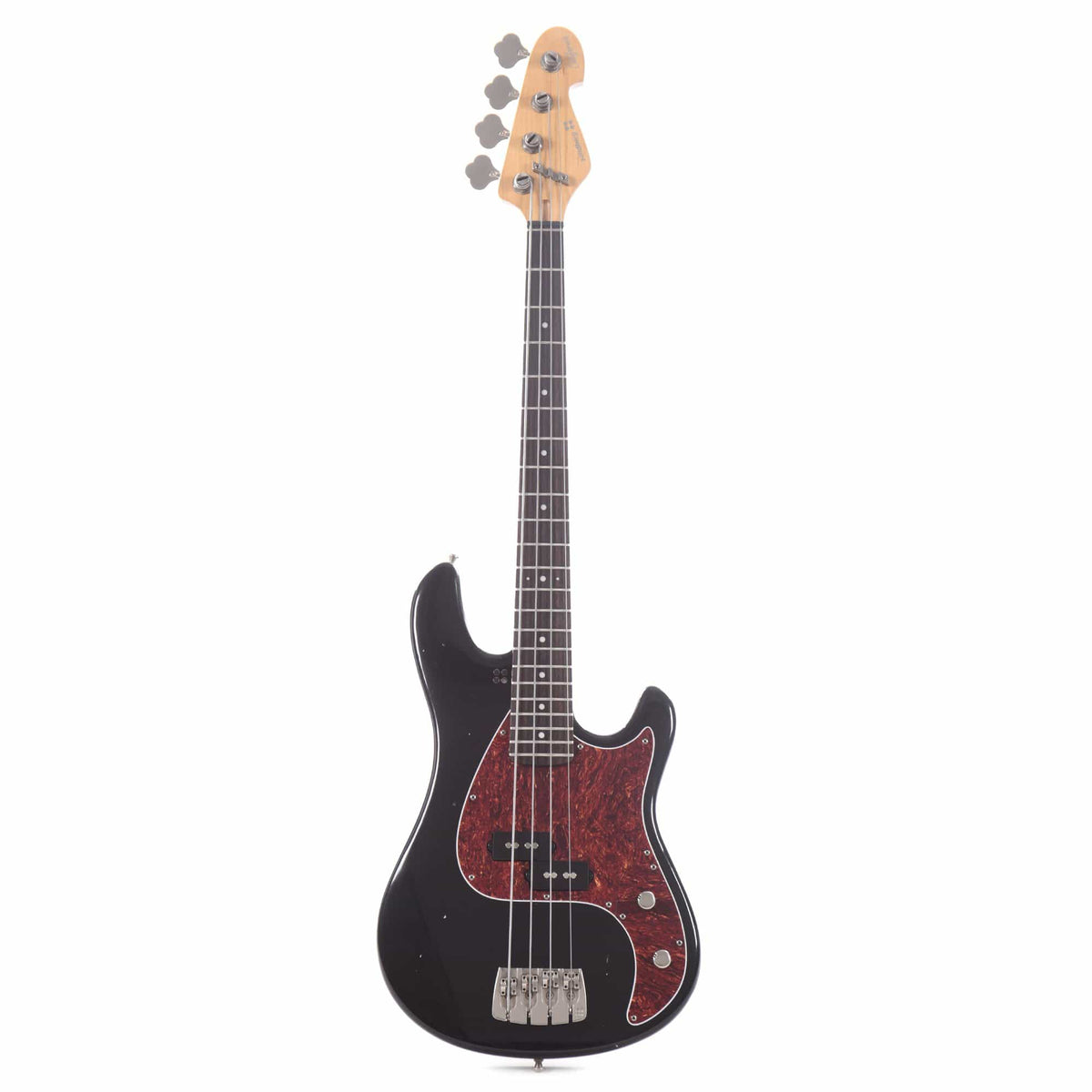 Sandberg Lionel Short Scale Bass Soft-Aged Black w/Tortoise Pickguard - View 4 | MusicMarket