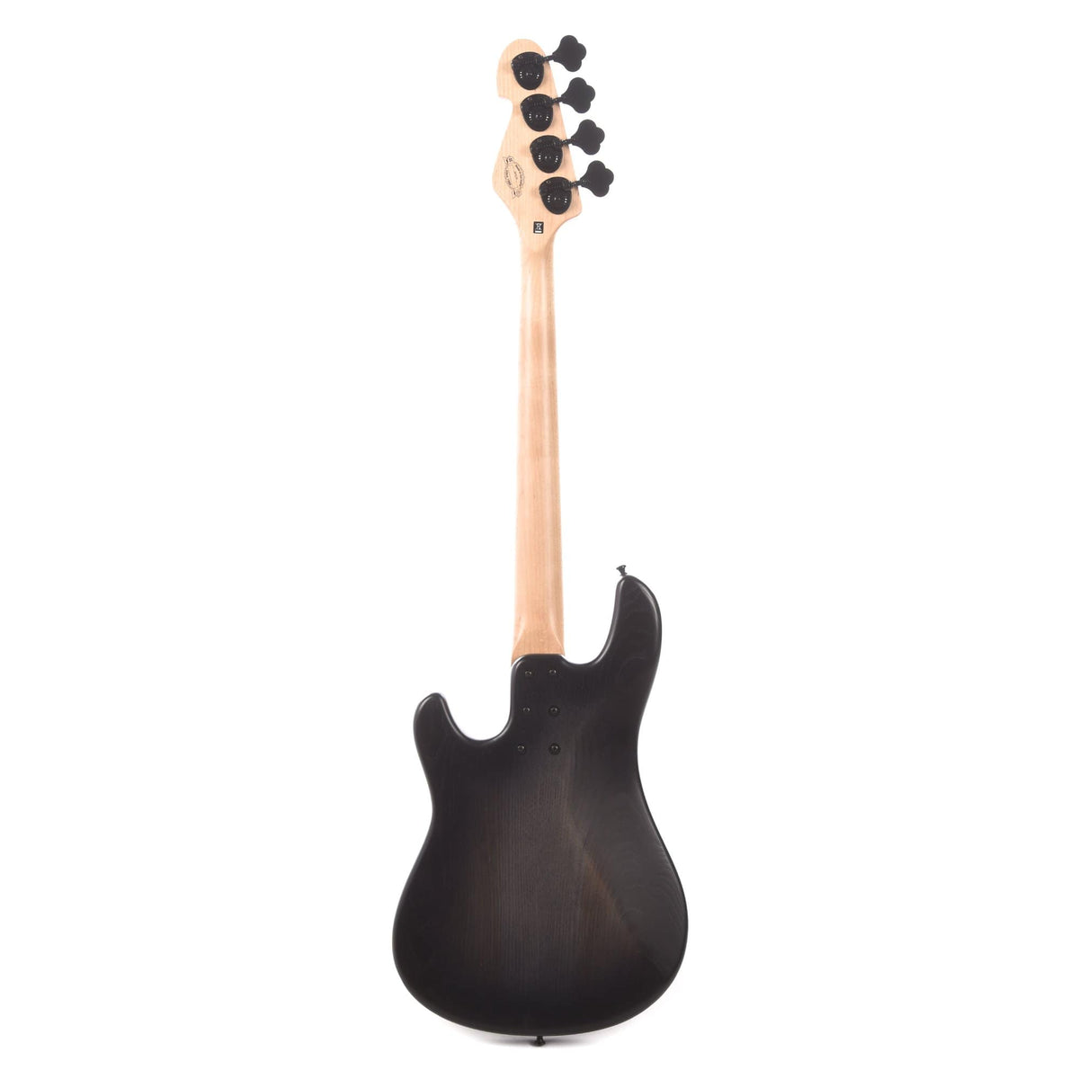 Sandberg Lionel Short Scale Bass Blackburst Matte Ash w/Aged Black Hardware & Black Pickguard - View 5 | MusicMarket