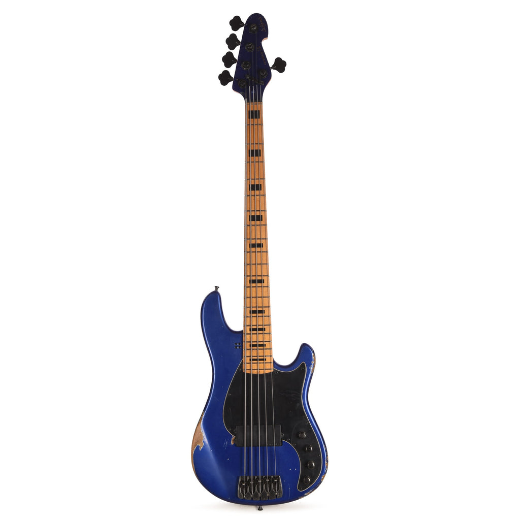Sandberg California Central 5-String Extra Long Scale Hardcore Reserve San Remo Blue - View 4 | MusicMarket