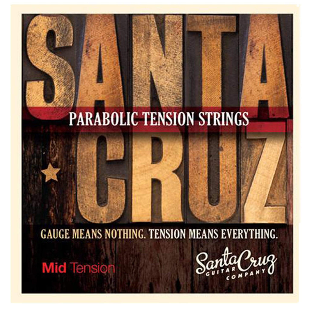 Santa Cruz Parabolic Tension Acoustic Guitar Strings Mid Tension (12 Pack Bundle) - View 2 | MusicMarket