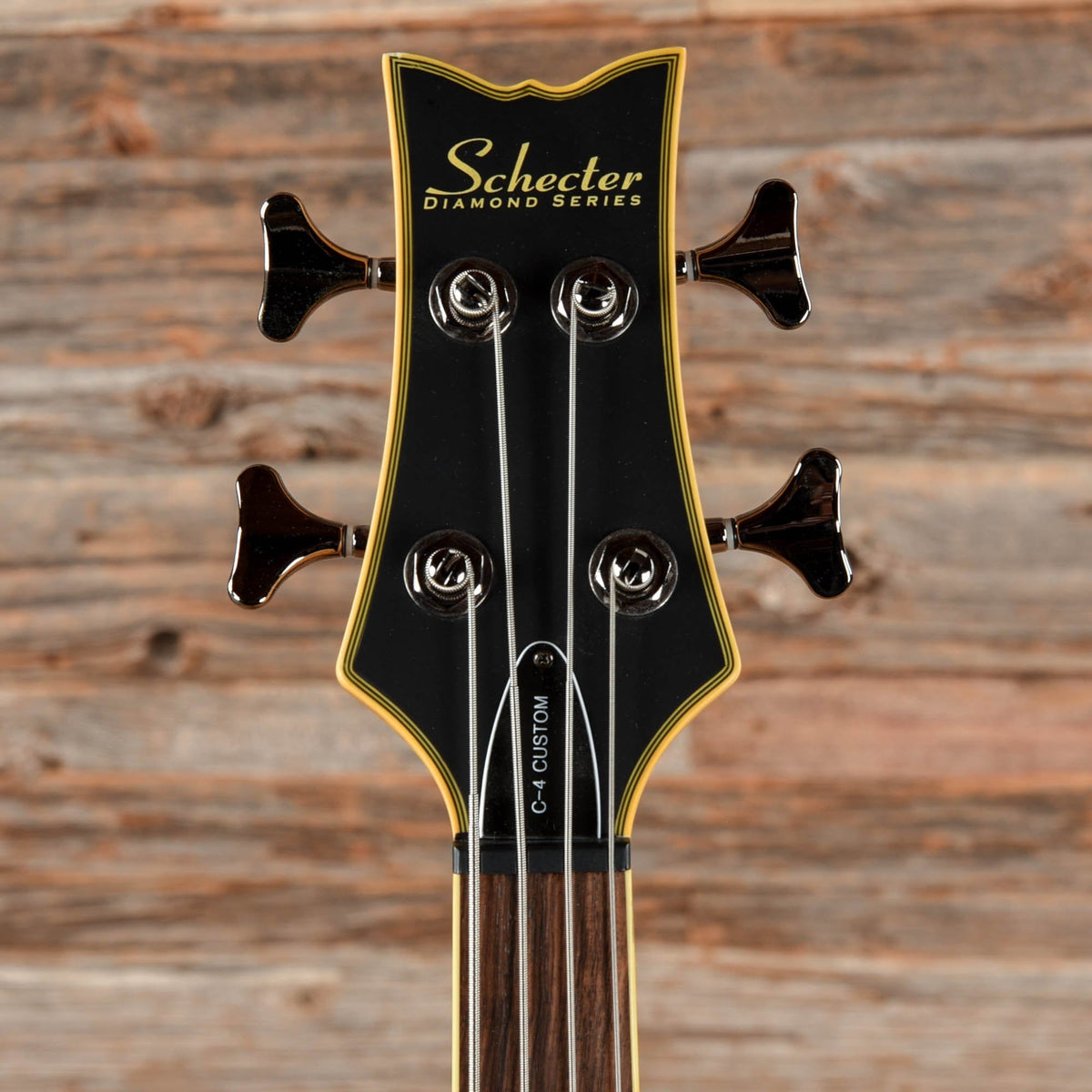 Schecter C-4 Custom Black - View 7 | MusicMarket