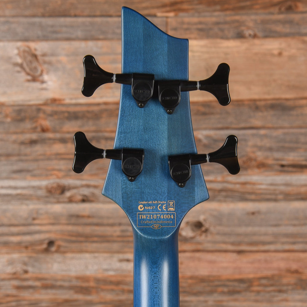 Schecter C-4 GT Transparent Blue 2021 - View 7 | MusicMarket