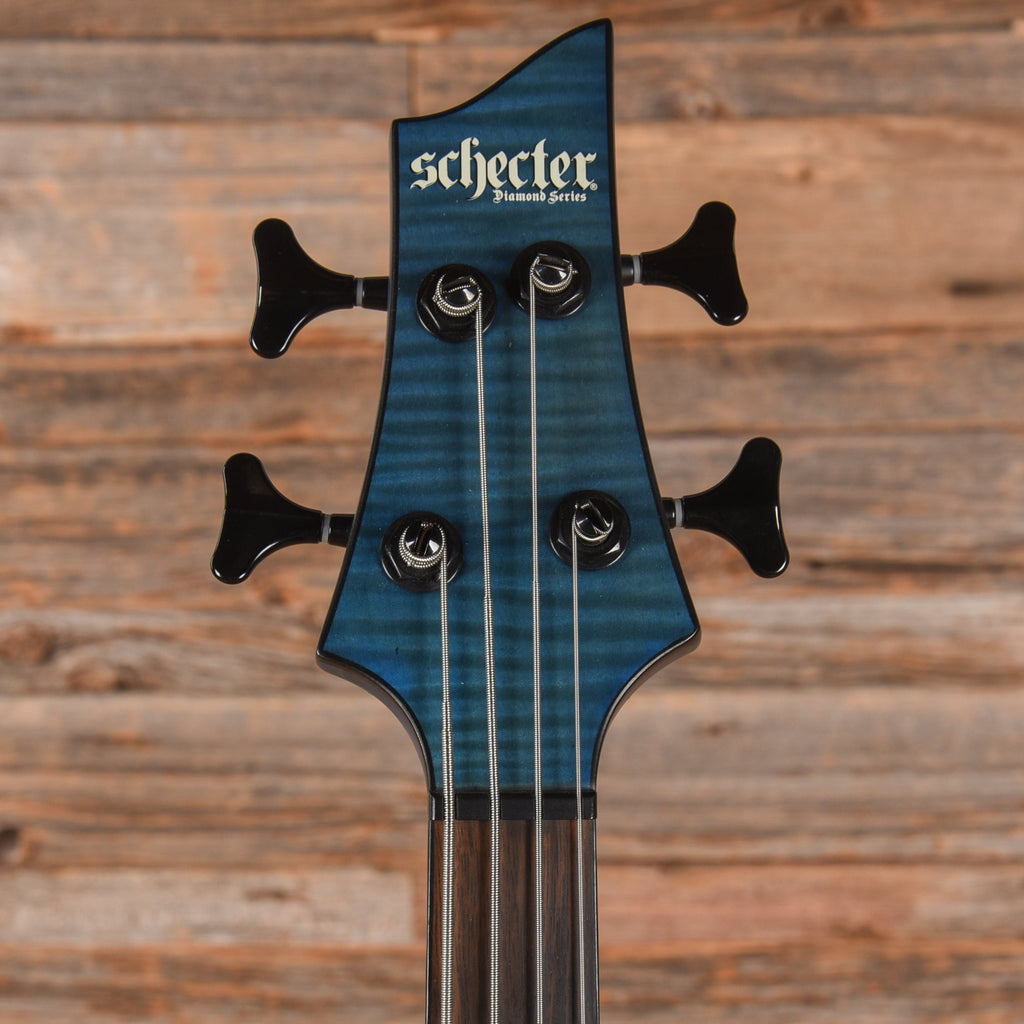 Schecter C-4 GT Transparent Blue 2021 - View 6 | MusicMarket