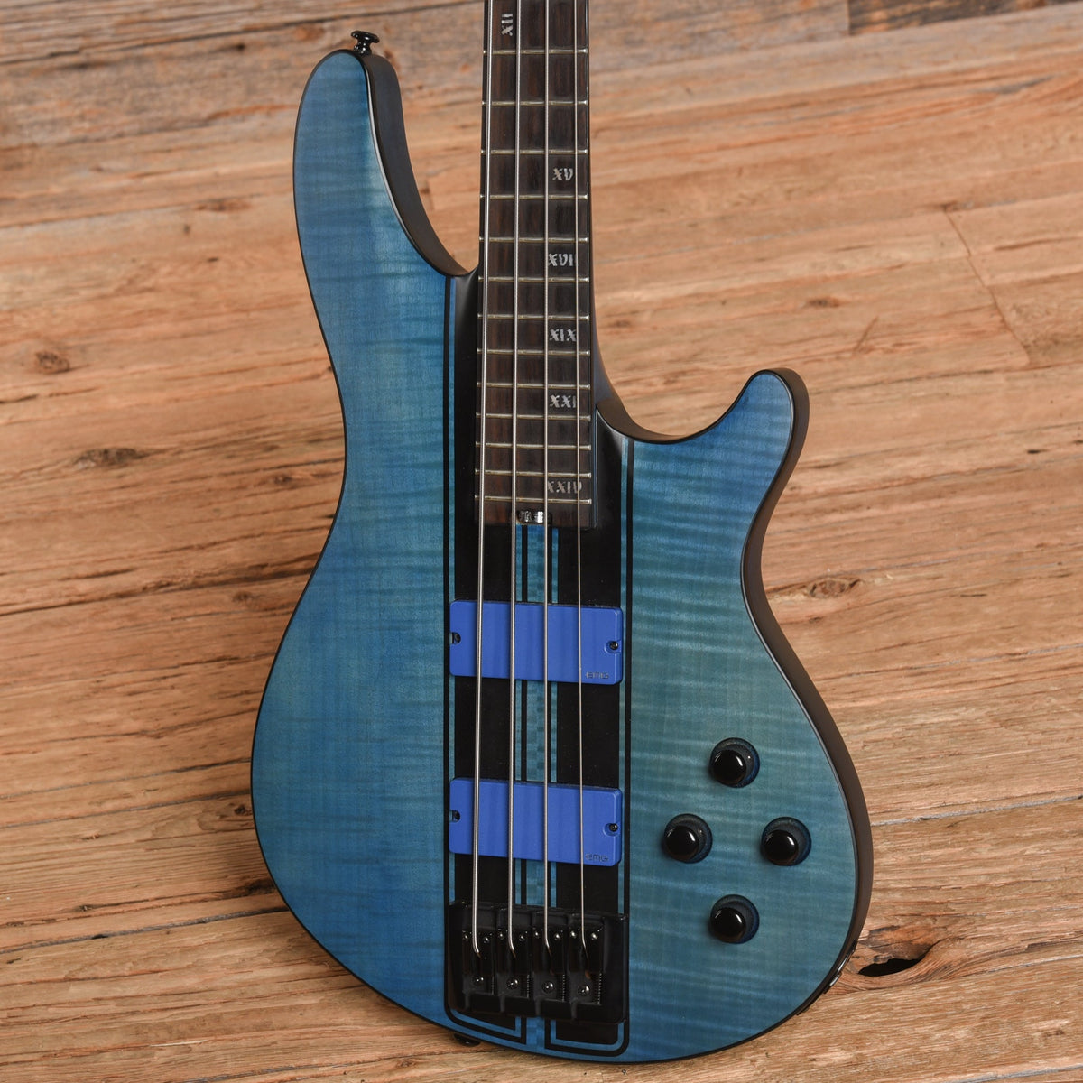 Schecter C-4 GT Transparent Blue 2021 - View 2 | MusicMarket