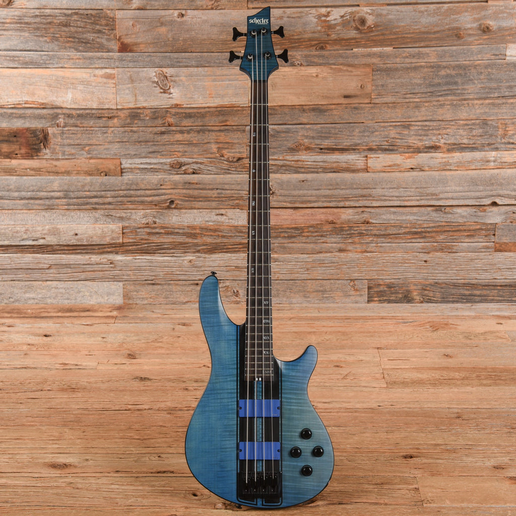 Schecter C-4 GT Transparent Blue 2021 - View 4 | MusicMarket