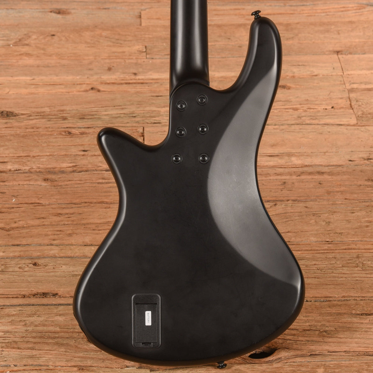 Schecter Stiletto Stealth Satin Black 2025 - View 3 | MusicMarket