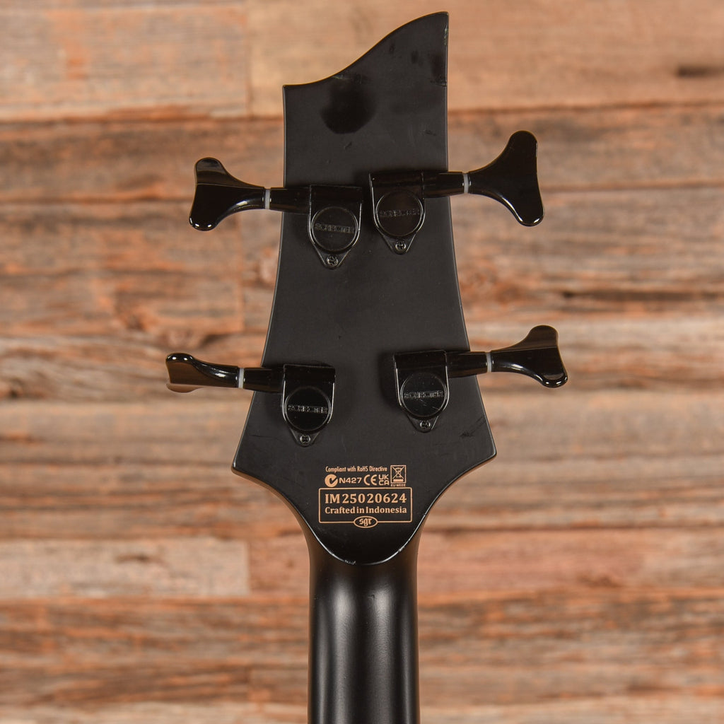 Schecter Stiletto Stealth Satin Black 2025 - View 6 | MusicMarket