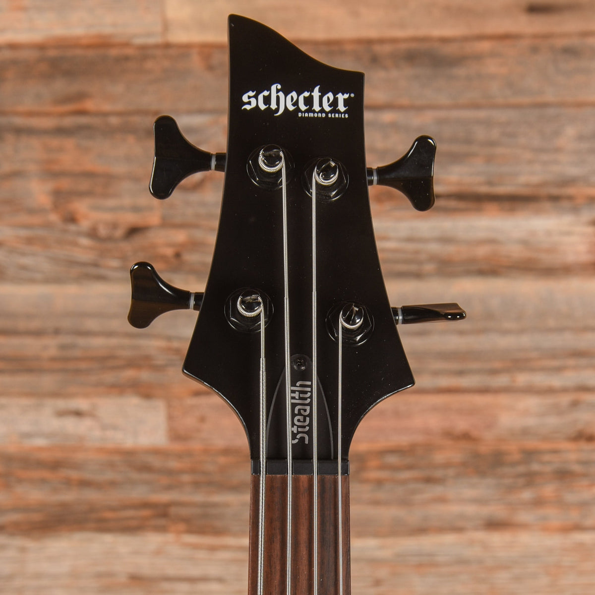Schecter Stiletto Stealth Satin Black 2025 - View 5 | MusicMarket