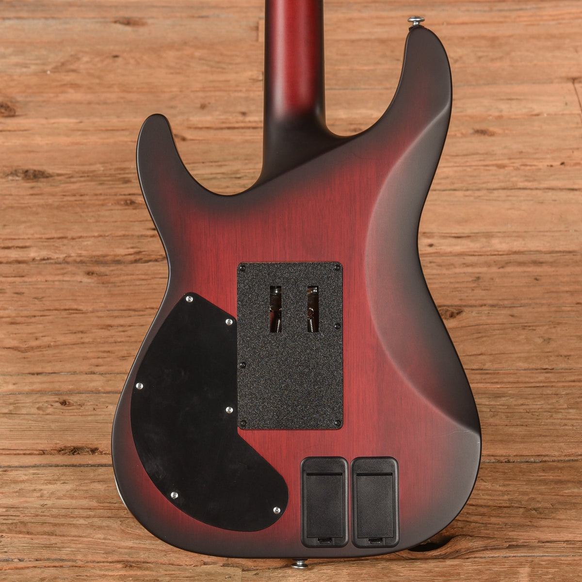 Schecter C-1 Platinum FR S Sustainiac Crimson Red Burst Satin 2024 - View 3 | MusicMarket