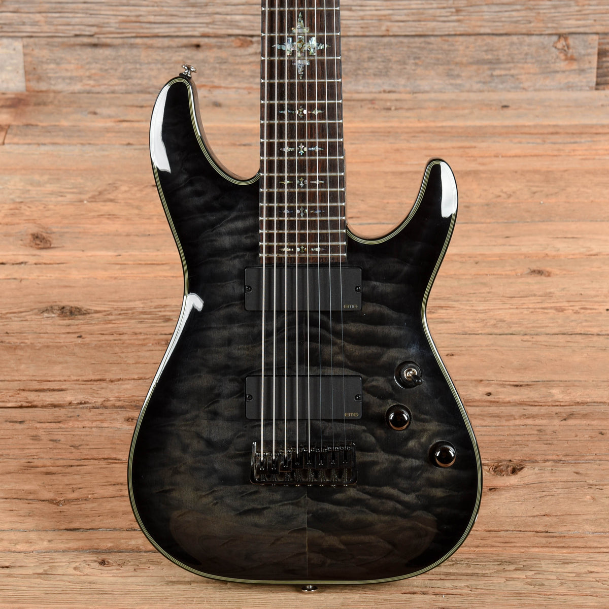 Schecter Diamond Series Damien Elite Trans-Black 2011 - MusicMarket