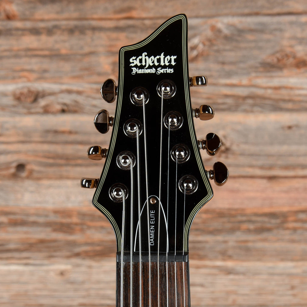 Schecter Diamond Series Damien Elite Trans-Black 2011 - View 6 | MusicMarket