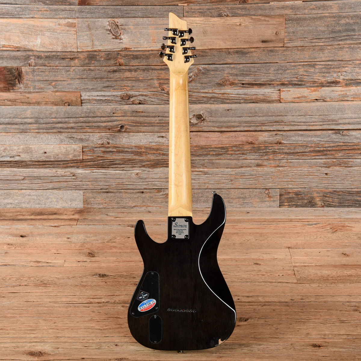 Schecter Diamond Series Damien Elite Trans-Black 2011 - View 5 | MusicMarket