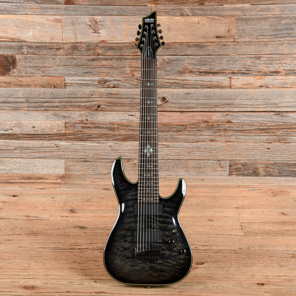 Schecter Diamond Series Damien Elite Trans-Black 2011 - View 4 | MusicMarket