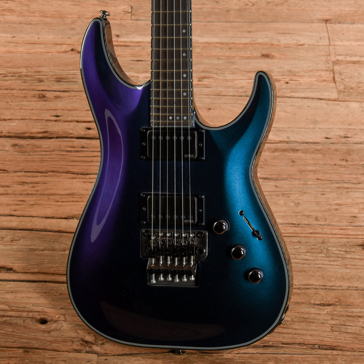Schecter Hellraiser Hybrid C-1 FR Ultra Violet 2022 - View 2 | MusicMarket