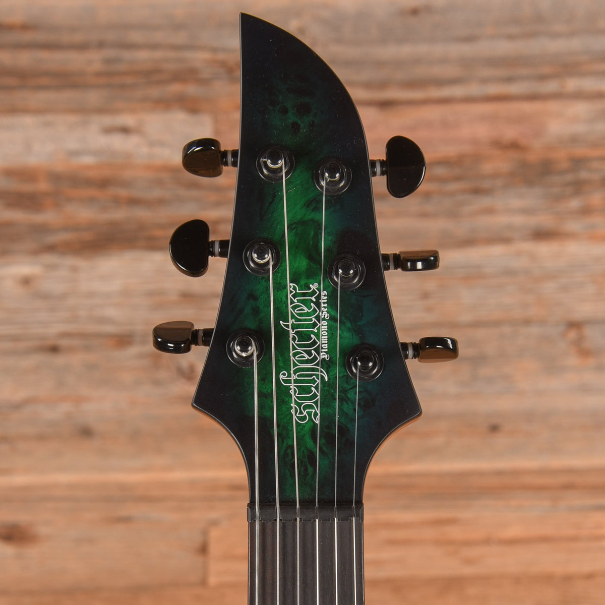 Schecter KM-6 Mk-III Keith Merrow Green Burst 2019 - View 6 | MusicMarket