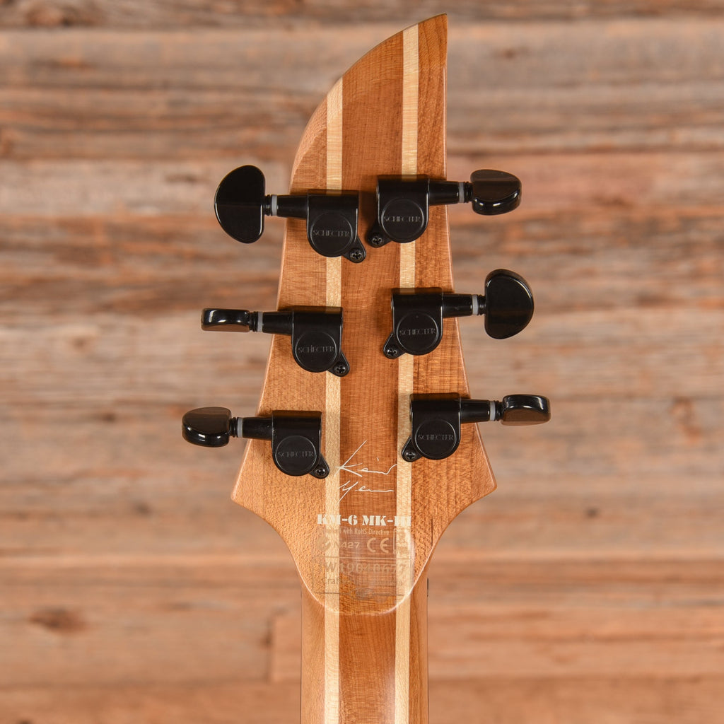 Schecter KM-6 Mk-III Keith Merrow Green Burst 2019 - View 7 | MusicMarket