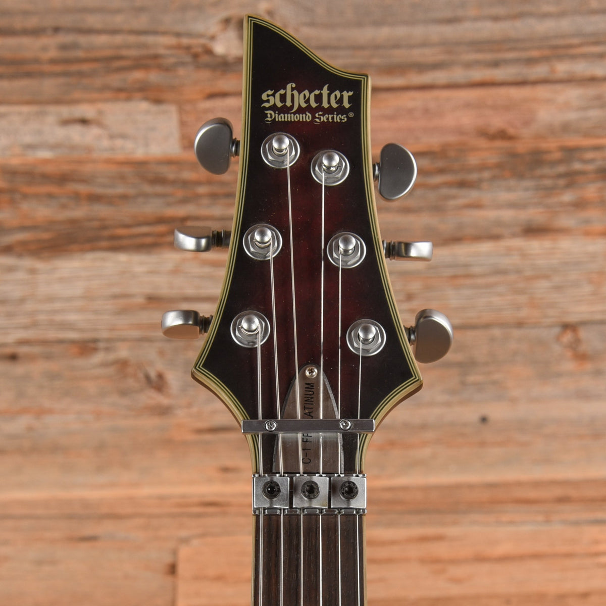 Schecter C-1 FR Platinum Red Burst 2014 - View 6 | MusicMarket
