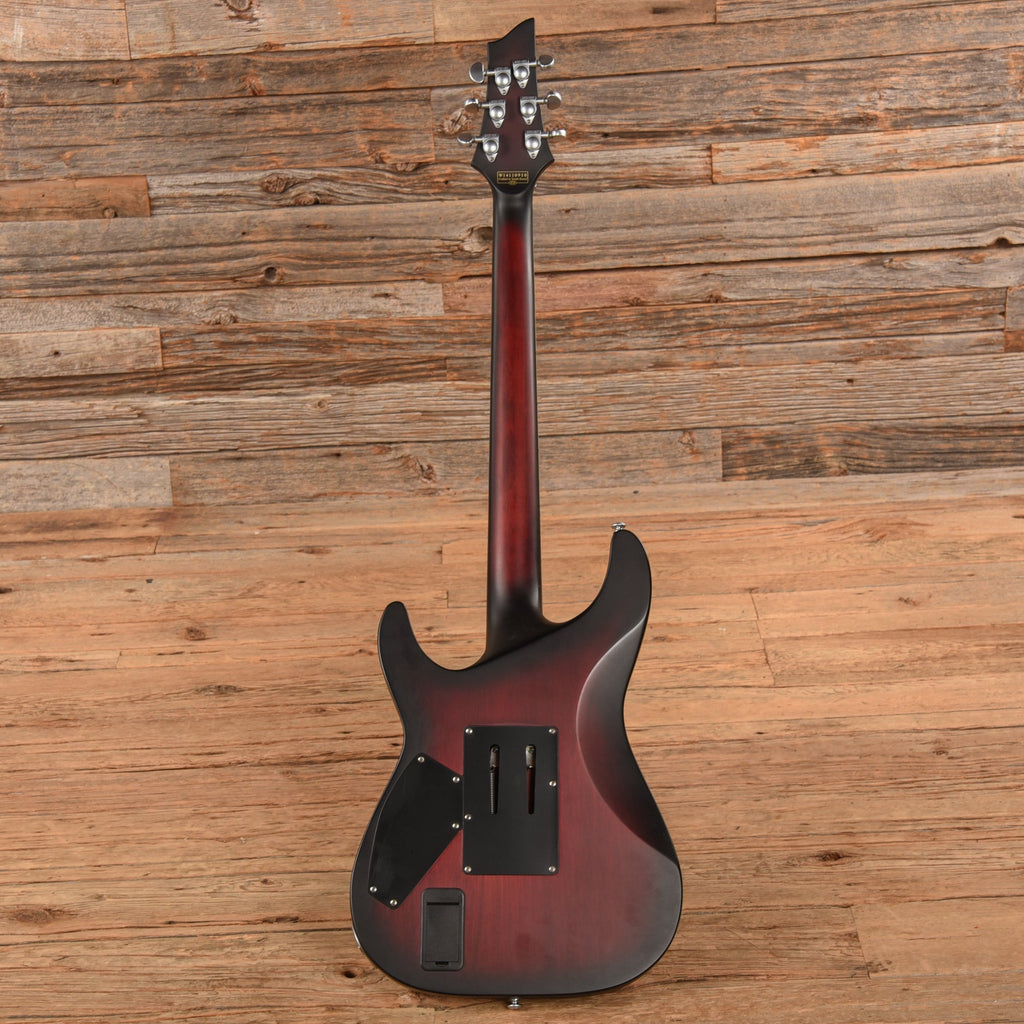 Schecter C-1 FR Platinum Red Burst 2014 - View 5 | MusicMarket