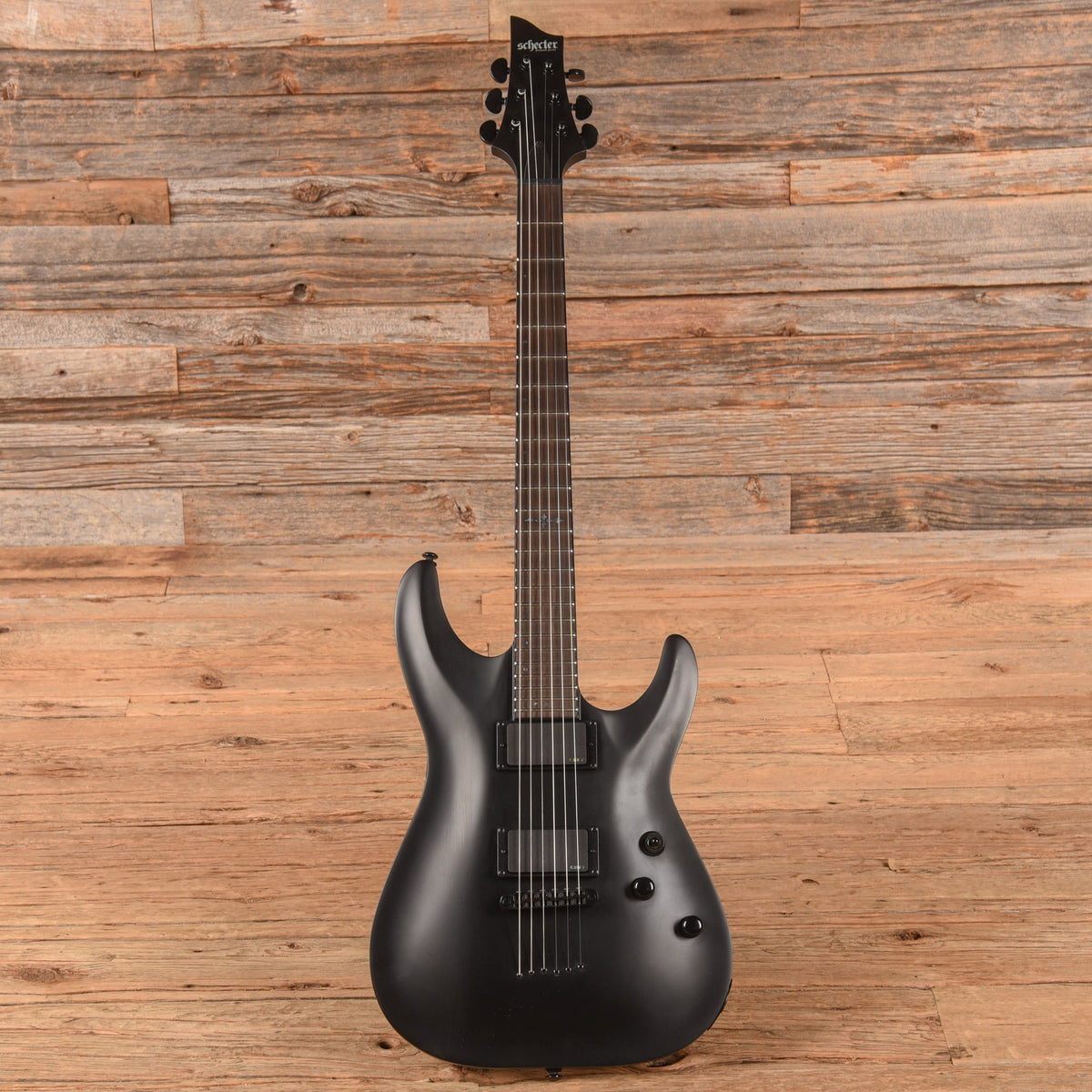 Schecter C-1 Platinum Blackout 2024 - View 4 | MusicMarket