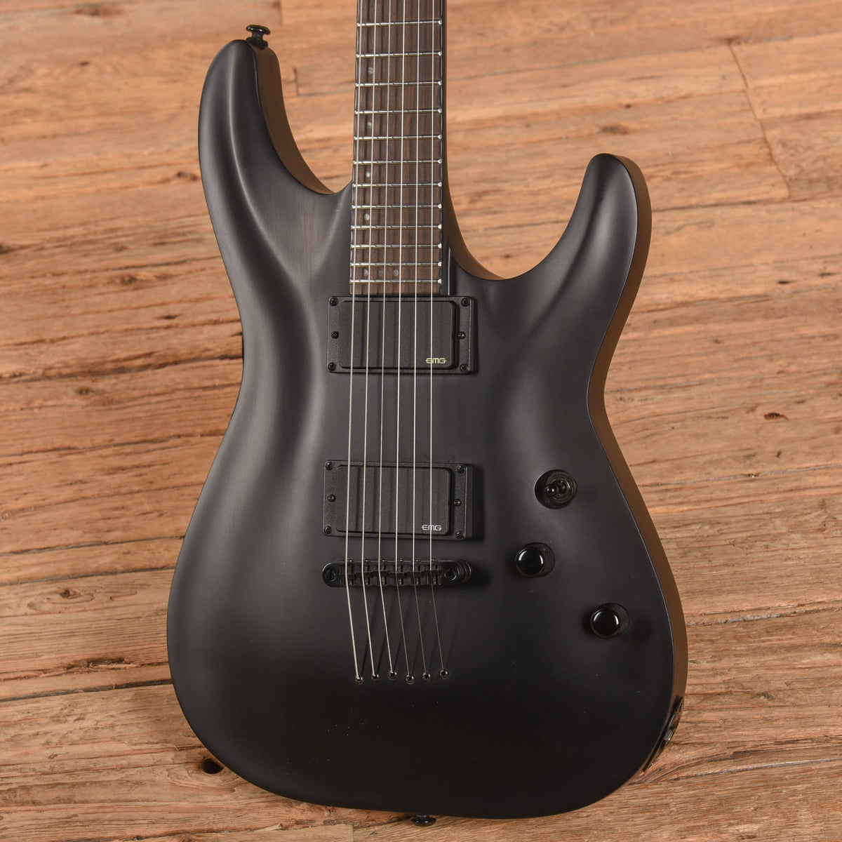 Schecter C-1 Platinum Blackout 2024 - View 2 | MusicMarket