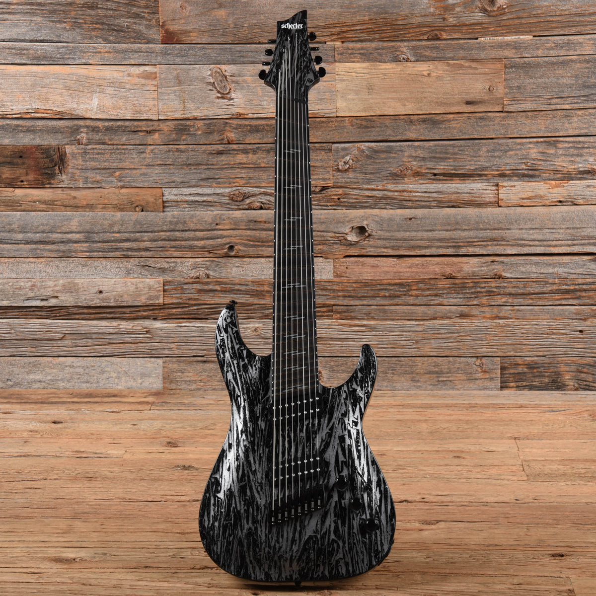 Schecter C-8 Silver Mountain Multi Scale Silver Mountain - View 4 | MusicMarket