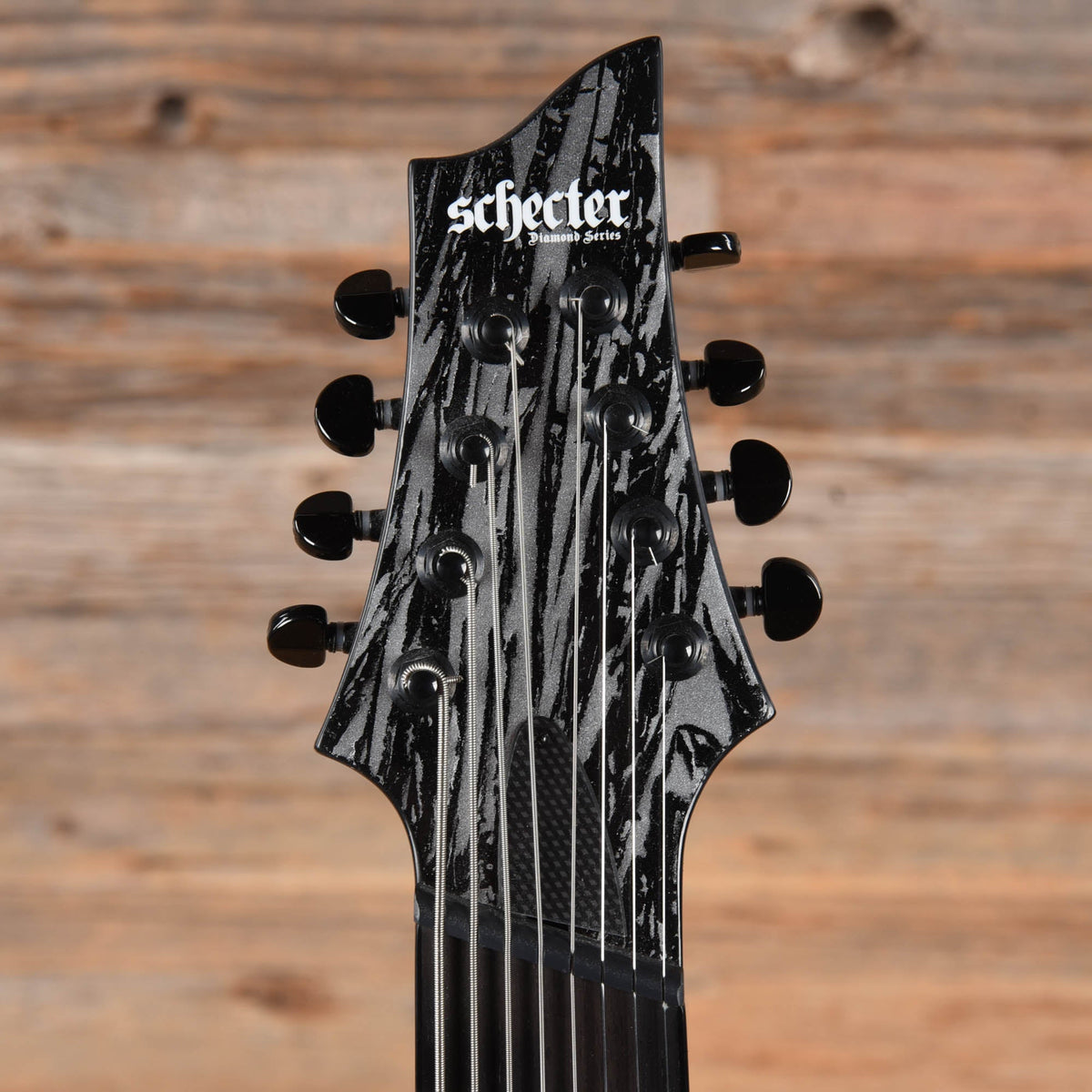 Schecter C-8 Silver Mountain Multi Scale Silver Mountain - View 6 | MusicMarket