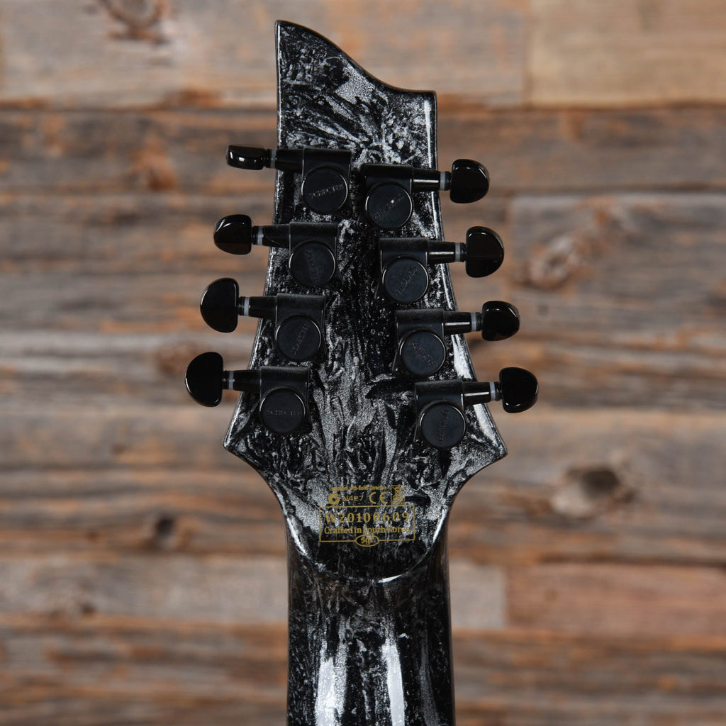 Schecter C-8 Silver Mountain Multi Scale Silver Mountain - View 7 | MusicMarket
