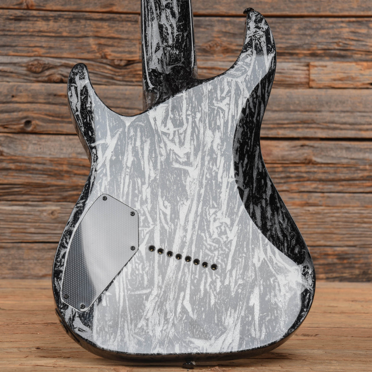 Schecter C-8 Silver Mountain Multi Scale Silver Mountain - View 9 | MusicMarket