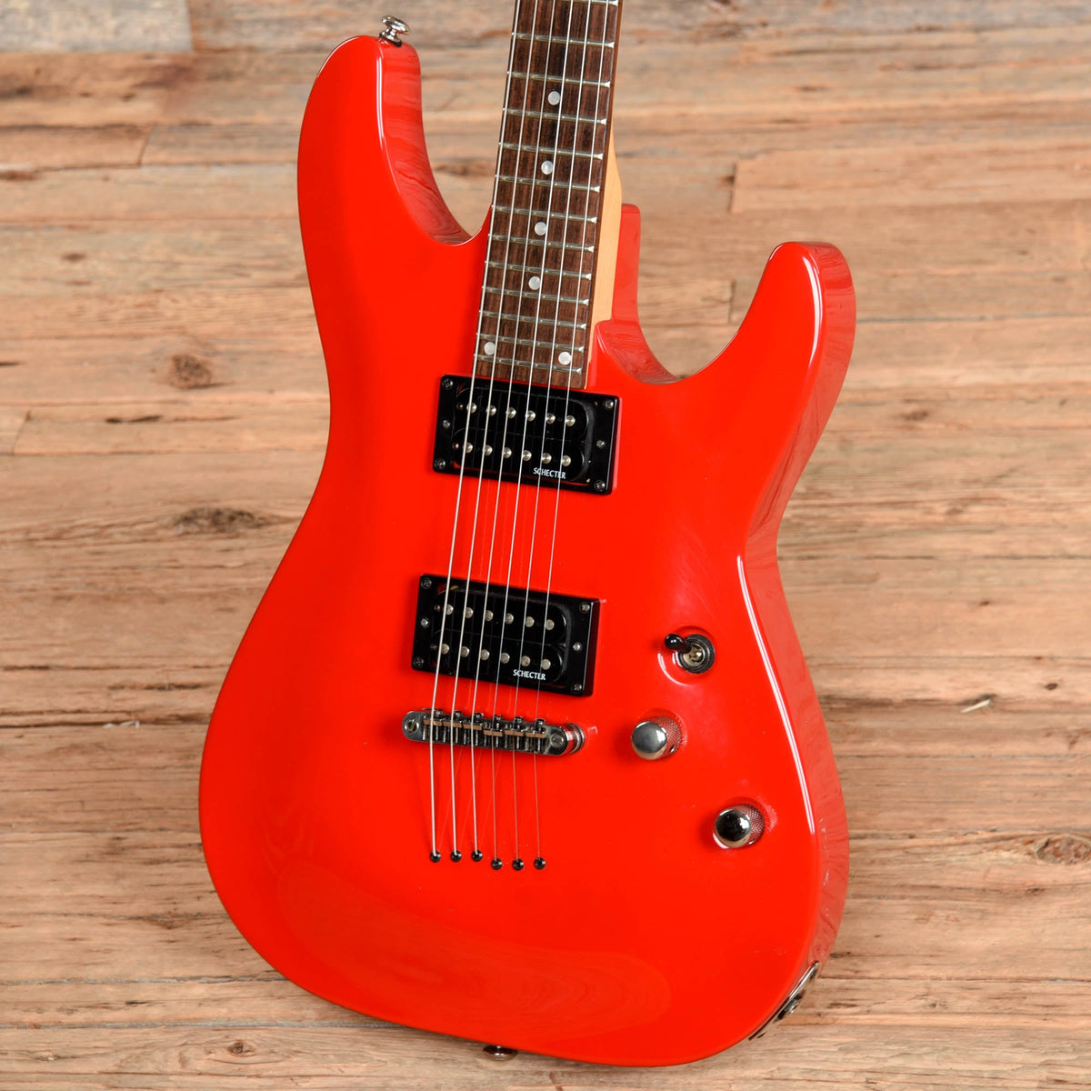 Schecter Diamond Series Omen 6 Red 2009 - View 2 | MusicMarket